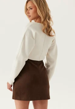 BUBBLEROOM Lyhyet Hameet|Rennot Hameet*Faux Suede Mini Skirt