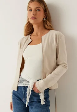 BUBBLEROOM Kesätakit|Kevyet Takit*Faux Suede Peplum Jacket