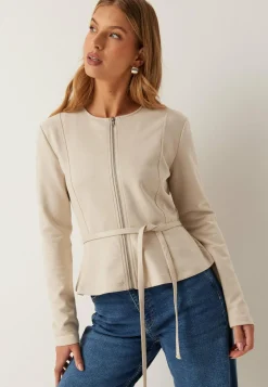 BUBBLEROOM Kesätakit|Kevyet Takit*Faux Suede Peplum Jacket