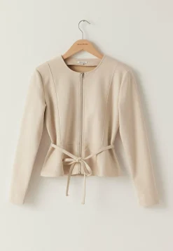 BUBBLEROOM Kesätakit|Kevyet Takit*Faux Suede Peplum Jacket