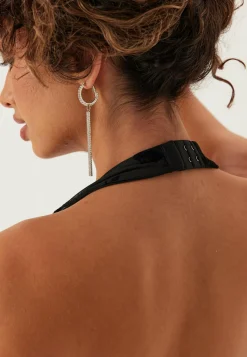 Bubbleroom Occasion Uudenvuoden Mekot|Juhlamekot*Flocked Halterneck Stretch Gown