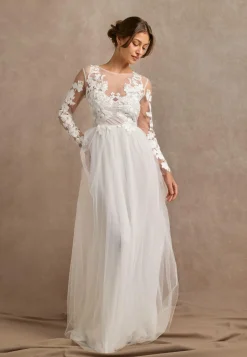 Bubbleroom Occasion Häämekot*Floral Embroidered Tulle Wedding Gown