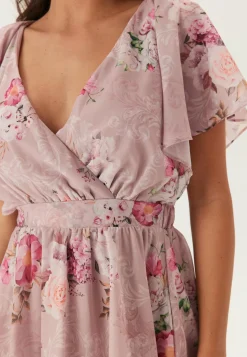 Goddiva Röyhelömekot|Kesämekot*Floral Flutter Tiered Midi Dress