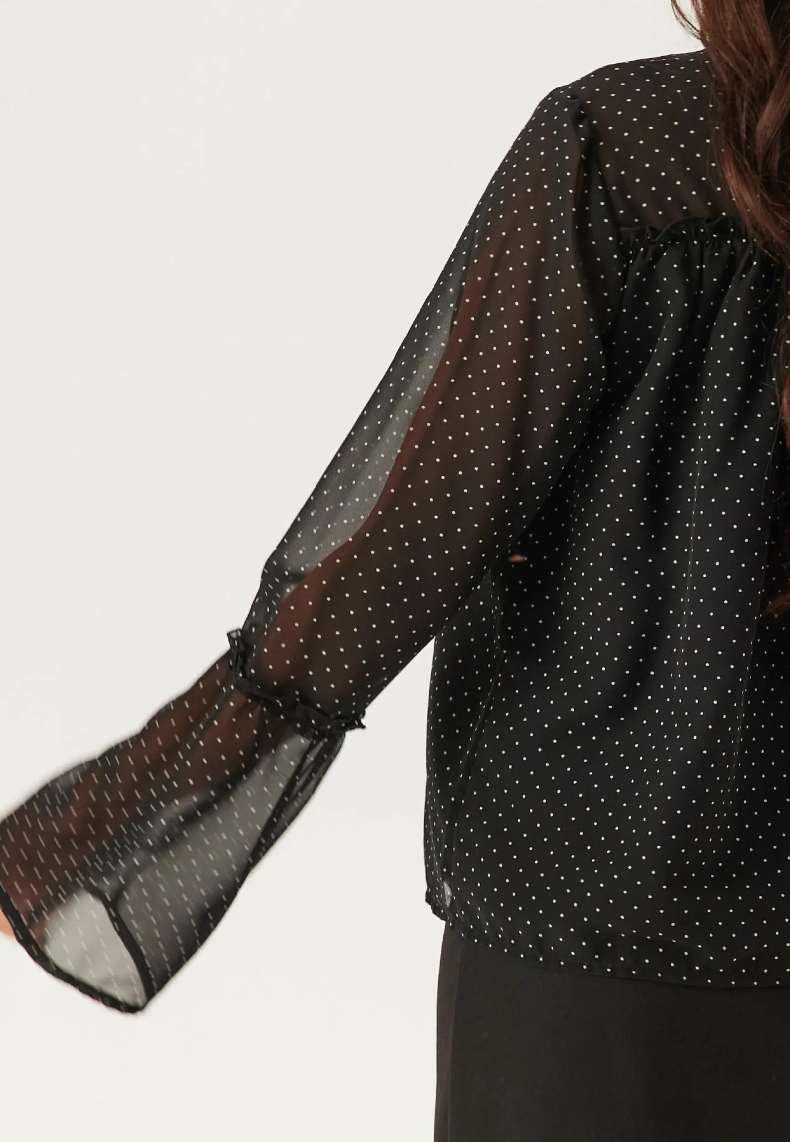 Happy Holly Kuviolliset Puserot|Tunikat Ja Puserot*Flounce Sleeve Blouse