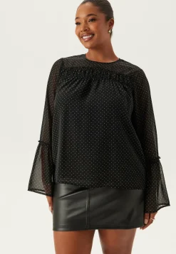 Happy Holly Kuviolliset Puserot|Tunikat Ja Puserot*Flounce Sleeve Blouse