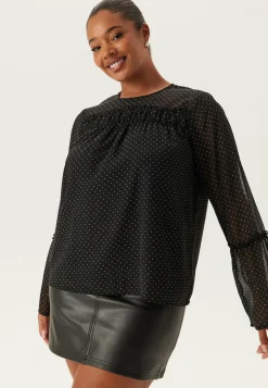 Happy Holly Kuviolliset Puserot|Tunikat Ja Puserot*Flounce Sleeve Blouse