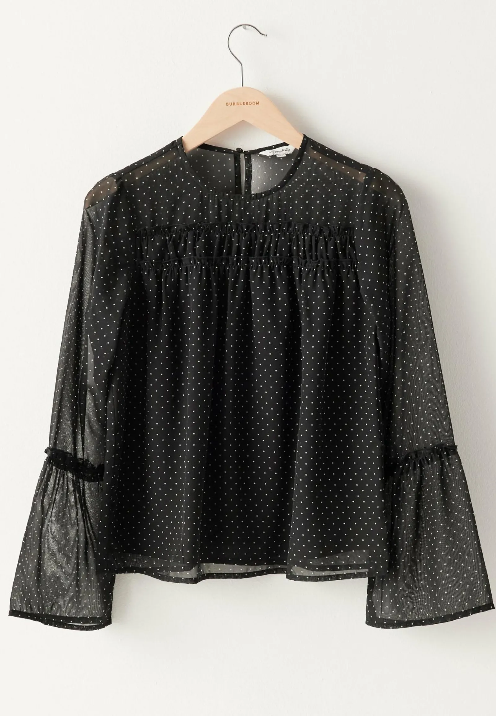 Happy Holly Kuviolliset Puserot|Tunikat Ja Puserot*Flounce Sleeve Blouse