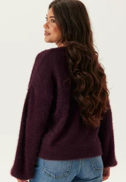 BUBBLEROOM Neuletakit Ja Neuleet|Neuletakit*Fluffy Knitted Pearl Cardigan