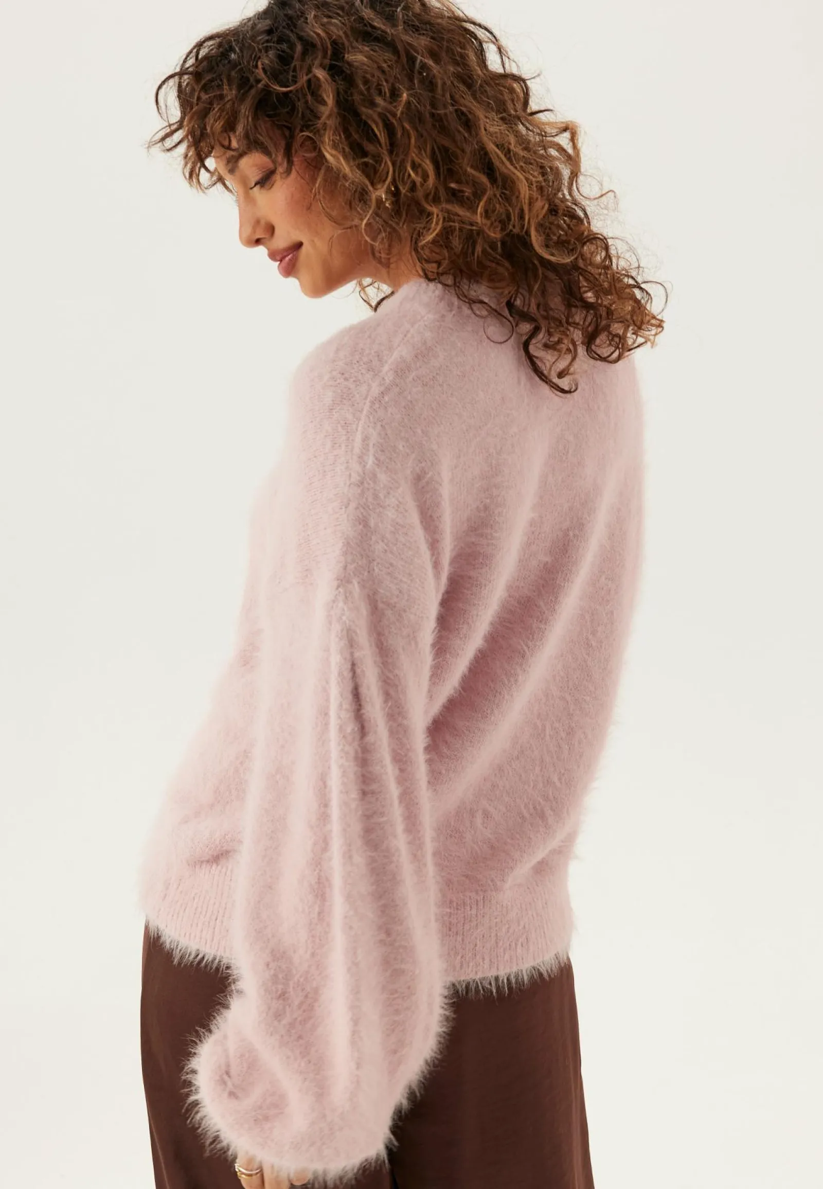 BUBBLEROOM Juhlavat Neuleet|Neuletakit Ja Neuleet*Fluffy Knitted Pearl Cardigan