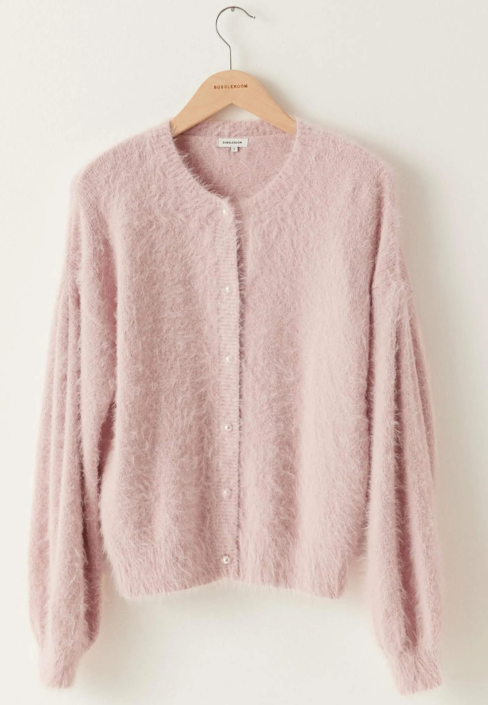 BUBBLEROOM Juhlavat Neuleet|Neuletakit Ja Neuleet*Fluffy Knitted Pearl Cardigan