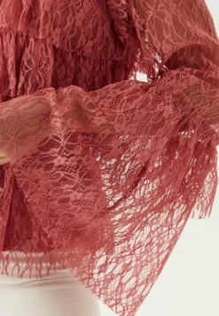 BUBBLEROOM Yksiväriset Puserot Ja Paidat|Röyhelöpuserot*Frill Lace Blouse