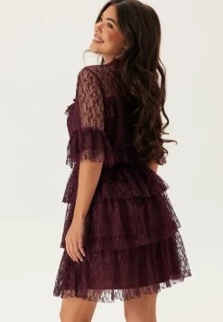 BUBBLEROOM Röyhelömekot|Joulumekot*Frill Lace Dress