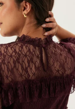 BUBBLEROOM Röyhelömekot|Joulumekot*Frill Lace Dress