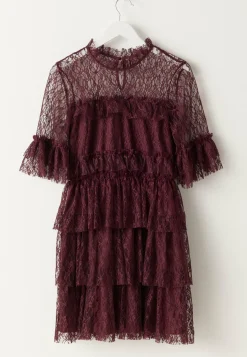 BUBBLEROOM Röyhelömekot|Joulumekot*Frill Lace Dress