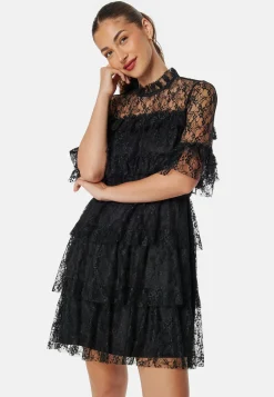 BUBBLEROOM Röyhelömekot|Uudenvuoden Mekot*Frill Lace Dress