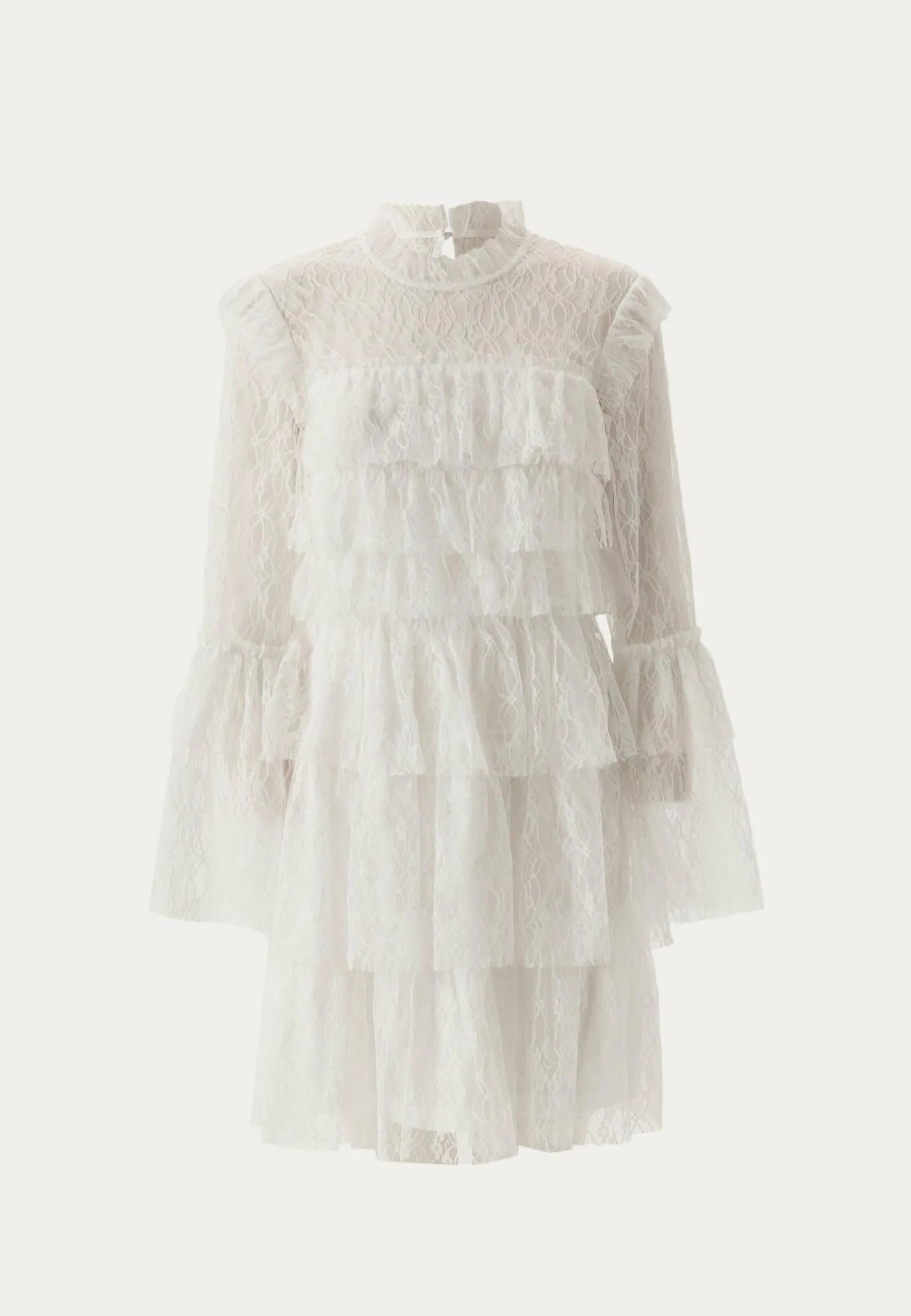 BUBBLEROOM Röyhelömekot|Pitkähihaiset Mekot*Frill Lace Dress
