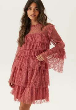 BUBBLEROOM Röyhelömekot|Pitkähihaiset Mekot*Frill Lace Dress