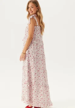 BUBBLEROOM Kukkakuosiset Ja Kuviolliset Mekot|Kesämekot*Frill Maxi Viscose Dress