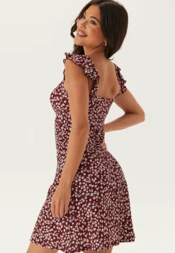 BUBBLEROOM Kukkakuosiset Ja Kuviolliset Mekot|Kesämekot*Frill Short Dress