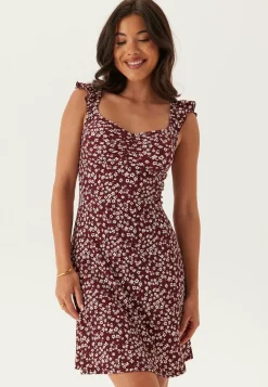 BUBBLEROOM Kukkakuosiset Ja Kuviolliset Mekot|Kesämekot*Frill Short Dress