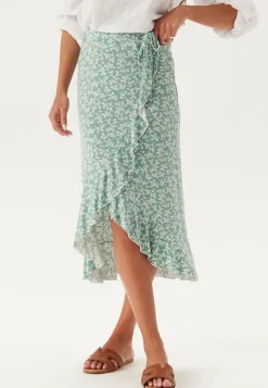 Happy Holly Midihameet|Rennot Hameet*Frill Wrap Skirt