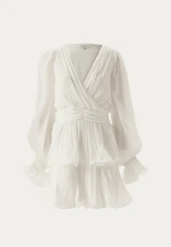 Bubbleroom Occasion Röyhelömekot|Juhlamekot*Frilled Balloon Sleeve Short Flounce Dress