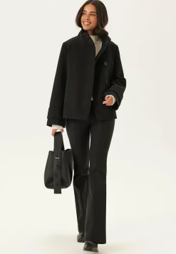 BUBBLEROOM Syystakit|Takit*High Neck Short Coat