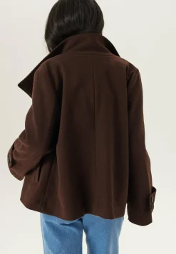 BUBBLEROOM Kevättakit|Kevyet Takit*High Neck Short Coat