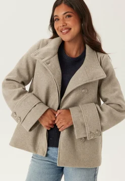 BUBBLEROOM Syystakit|Takit*High Neck Short Coat