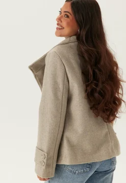 BUBBLEROOM Syystakit|Takit*High Neck Short Coat