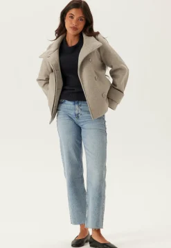 BUBBLEROOM Syystakit|Takit*High Neck Short Coat