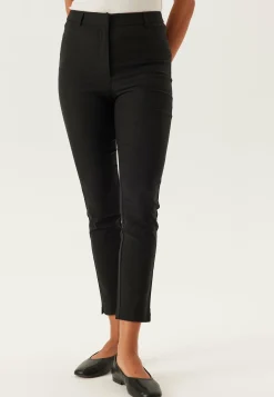 BUBBLEROOM Lyhennetyt Housut|Skinny-Housut*High Waist Stretchy Cropped Slit Trousers