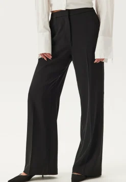 Happy Holly Leveälahkeiset Housut|Korkeavyötäröiset Housut*High Waist Wide Suit Pants