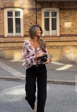 BUBBLEROOM Farkut|Leveälahkeiset Farkut*High Wide Jeans