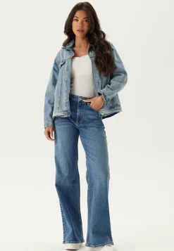 BUBBLEROOM Farkut|Leveälahkeiset Farkut*High Wide Jeans