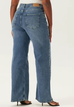 BUBBLEROOM Farkut|Leveälahkeiset Farkut*High Wide Jeans