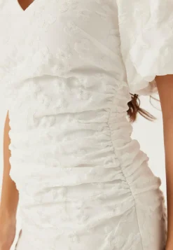 Bubbleroom Occasion Puhvihihalliset Mekot|Kesämekot*Jacquard Flounce Short Dress