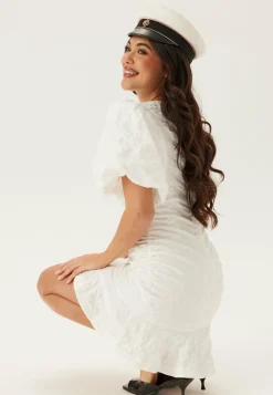 Bubbleroom Occasion Puhvihihalliset Mekot|Kesämekot*Jacquard Flounce Short Dress