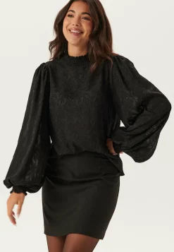 Happy Holly Yksiväriset Puserot Ja Paidat|Tunikat Ja Puserot*Jacquard Smock Blouse