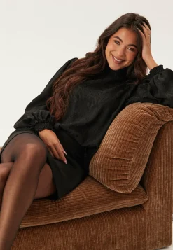 Happy Holly Yksiväriset Puserot Ja Paidat|Tunikat Ja Puserot*Jacquard Smock Blouse