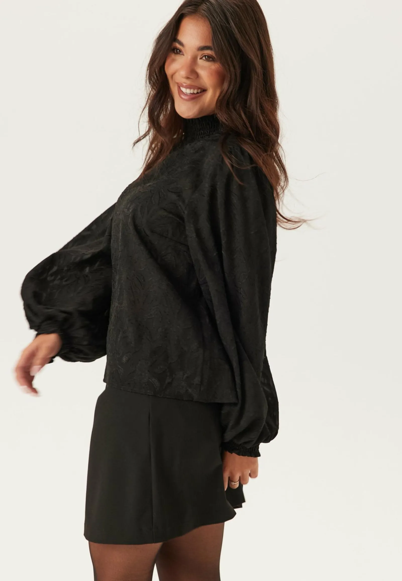 Happy Holly Yksiväriset Puserot Ja Paidat|Tunikat Ja Puserot*Jacquard Smock Blouse