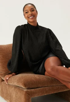 Happy Holly Yksiväriset Puserot Ja Paidat|Tunikat Ja Puserot*Jacquard Smock Blouse