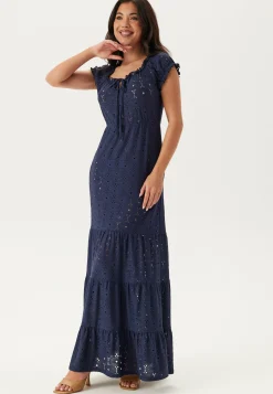 Happy Holly Kesämekot|Trikoomekot*Jersey Broderie Anglaise Maxi Dress