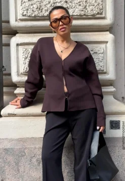 BUBBLEROOM Jerseypaidat|Neuletakit Ja Neuleet*Knitted Cardigan