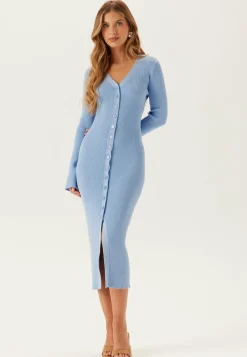 BUBBLEROOM Ribatut Mekot|Pitkähihaiset Mekot*Knitted Cardigan Dress