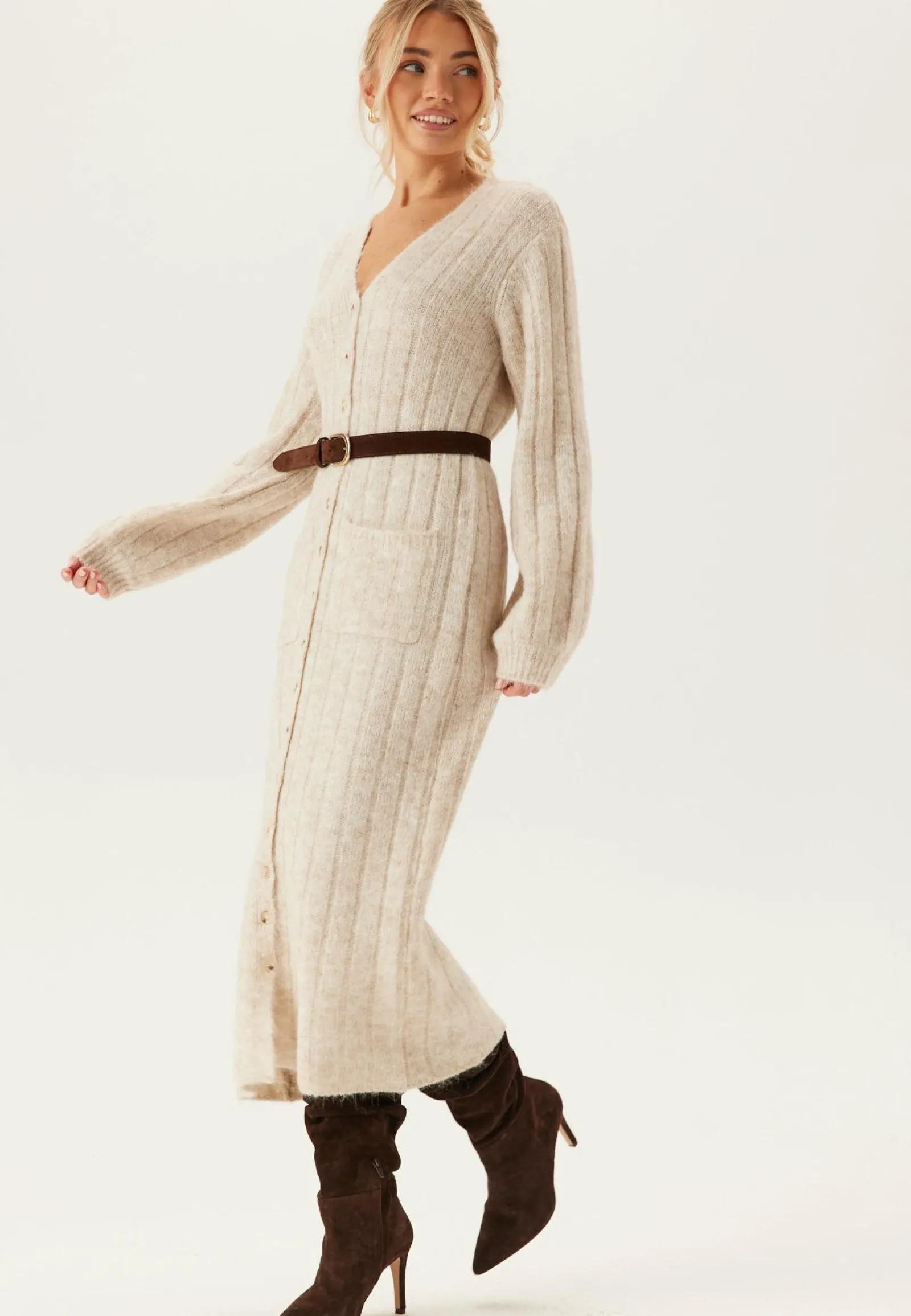 Happy Holly Neuletakit Ja Neuleet|Neuletakit*Knitted Cardigan Dress