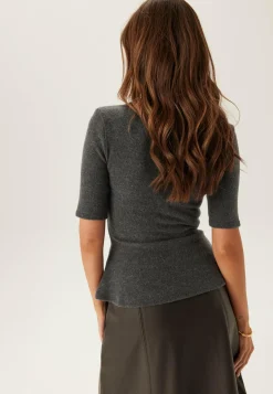 BUBBLEROOM T-Paidat|Perustopit*Knitted Peplum Top