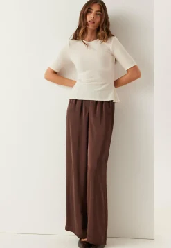 BUBBLEROOM T-Paidat|Perustopit*Knitted Peplum Top