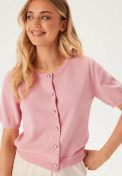 BUBBLEROOM Neuletakit Ja Neuleet|Neuletakit*Knitted Short Sleeve Cardigan