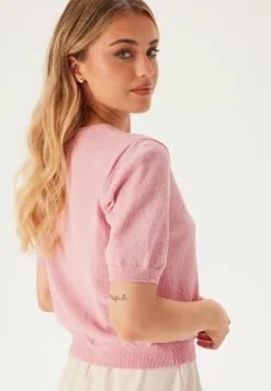 BUBBLEROOM Neuletakit Ja Neuleet|Neuletakit*Knitted Short Sleeve Cardigan